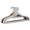 Wholesale of flocked coat racks, special for household hanging clothes, seamless sweater hanging, anti-slip and anti-shoulder corner clothes drying racks Item Picture
